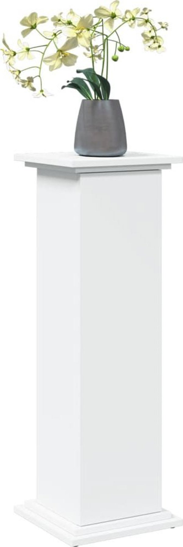 vidaXL Piedestal ze schowkiem, bialy, 31x30x90 cm