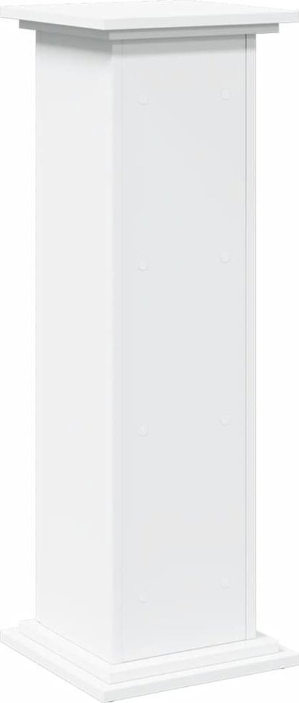 vidaXL Piedestal ze schowkiem, bialy, 31x30x90 cm