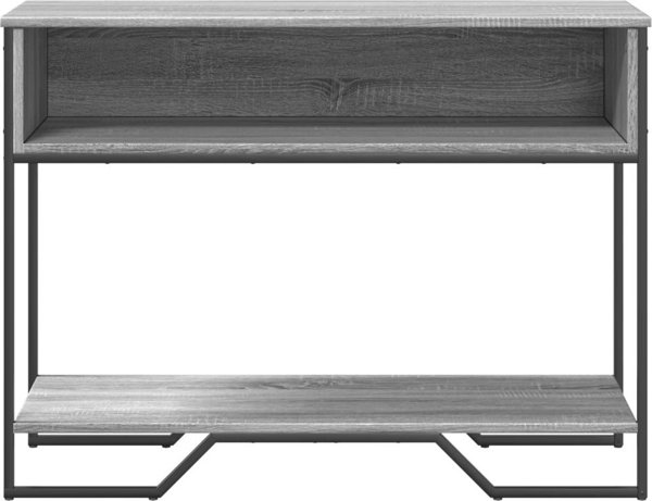 vidaXL Κονσόλα Τραπέζι, Γκρι Sonoma Δρυς, 100x35x74,5 εκ