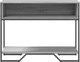 vidaXL Κονσόλα Τραπέζι, Γκρι Sonoma Δρυς, 100x35x74,5 εκ