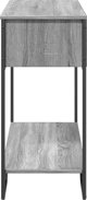 vidaXL Κονσόλα Τραπέζι, Γκρι Sonoma Δρυς, 100x35x74,5 εκ