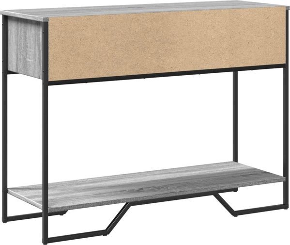vidaXL Κονσόλα Τραπέζι, Γκρι Sonoma Δρυς, 100x35x74,5 εκ