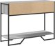vidaXL Κονσόλα Τραπέζι, Γκρι Sonoma Δρυς, 100x35x74,5 εκ