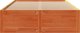 vidaXL Κρεβάτι χωρίς στρώμα με συρτάρια, κερωμένο καφέ, 150x200 εκ