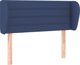 vidaXL Ζαγλόουεκ uszak, μπλε, 83x23x78/88 εκ, ύφασμα