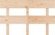 vidaXL Wezglowie lozka, 124x3x81 cm, lite drewno sosnowe