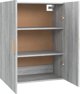 vidaXL Επιτοίχια ντουλάπα, γκρι δρυς Σονομα, 69,5x34x90 εκ.