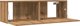 vidaXL Επιτοίχιες Ντουλάπες TV, 2 τεμ., Δρυς Artisan, 100x30x30 εκ.