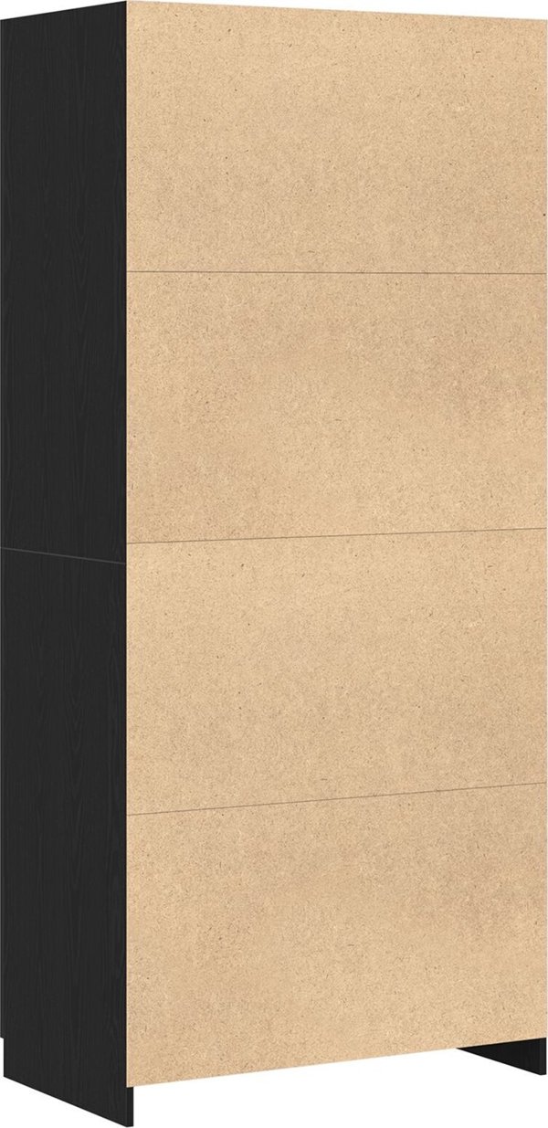 vidaXL Ντουλάπα Ρουχισμού 90x52x200 cm από Ξύλο Μηχανικής, Μαύρη Δρυς