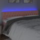 vidaXL Κεφαλάρι κρεβατιού με LED, ροζ, 200x7x78/88 εκ., βελούδο