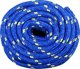 vidaXL Σχοινί ιστιοπλοΐας μπλε, 20 mm, 25 m, πολυπροπυλένιο