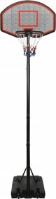 vidaXL Στήριγμα μπάσκετ, μαύρο, 282-352 cm, πολυαιθυλένιο