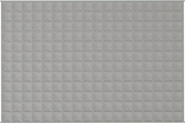 vidaXL Βαριά κουβέρτα, γκρι, 120x180 εκ, 5 κιλά, ύφασμα