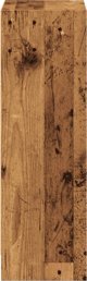 vidaXL Regal, stare drewno, 40x24x76 cm, material drzewopochodny