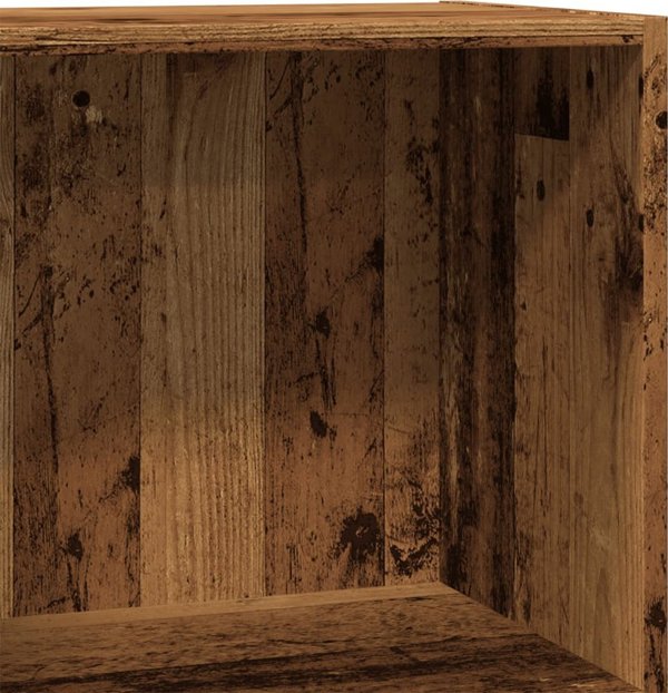 vidaXL Regal, stare drewno, 40x24x76 cm, material drzewopochodny