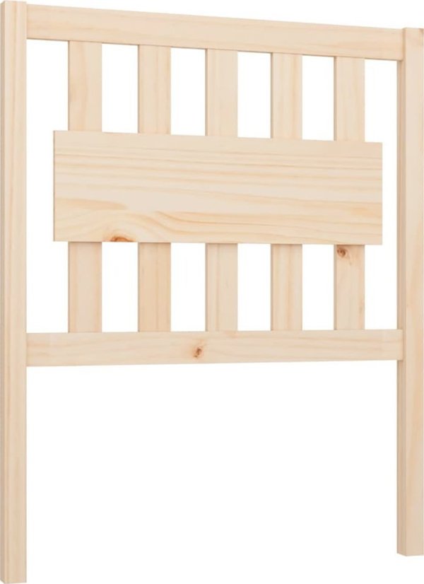 vidaXL Βάση κεφαλιού κρεβατιού, 80,5x4x100 cm, από οξυά ξύλο