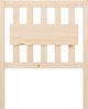 vidaXL Βάση κεφαλιού κρεβατιού, 80,5x4x100 cm, από οξυά ξύλο