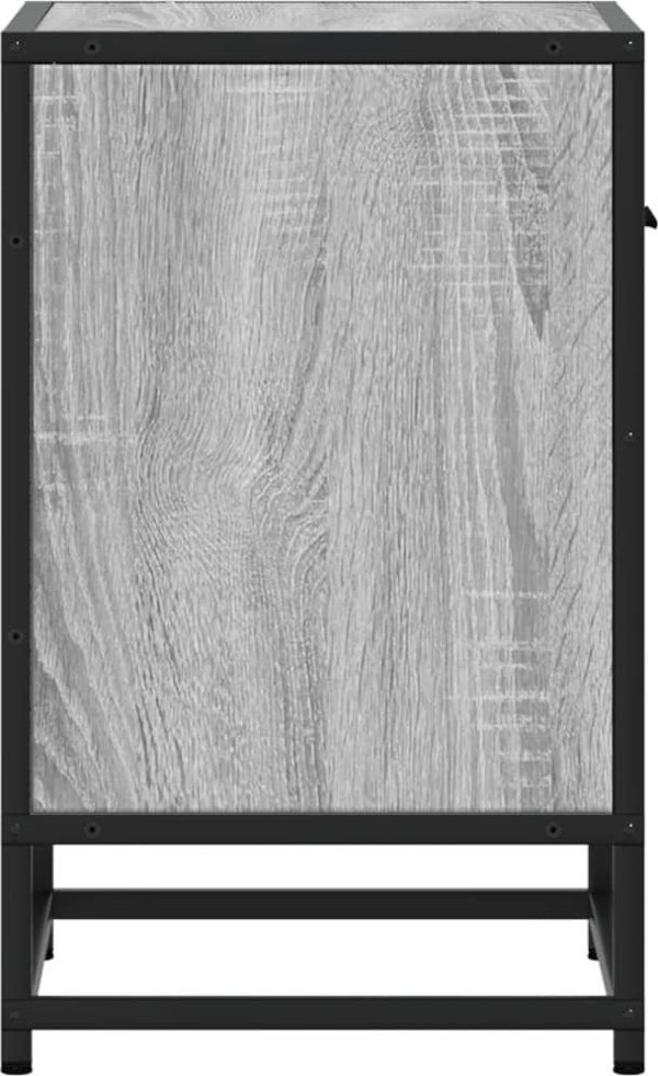 vidaXL Szafka nocna, szary dab sonoma, 40x31x50 cm