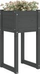 vidaXL vidaXL Donica, szara, 40x40x81 cm, lite drewno sosnowe