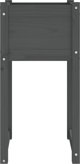 vidaXL vidaXL Donica, szara, 40x40x81 cm, lite drewno sosnowe