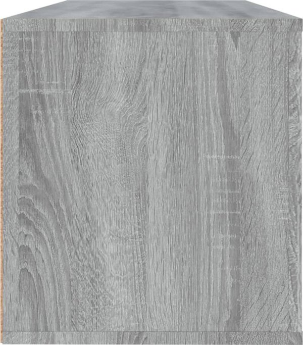 vidaXL Επιτοίχια παπουτσοθήκη, γκρι δρυς Sonoma, 100x35x38 cm