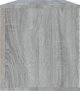 vidaXL Επιτοίχια παπουτσοθήκη, γκρι δρυς Sonoma, 100x35x38 cm
