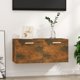 vidaXL Ντουλάπι τοίχου, καπνιστή δρυς, 80x35x36,5 cm