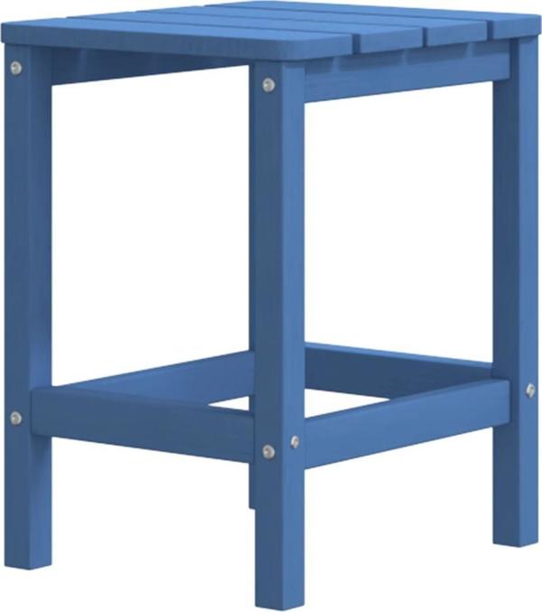 vidaXL Κήπου Καρέκλα Adirondack με Τραπέζι, HDPE, Μπλε