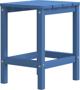 vidaXL Κήπου Καρέκλα Adirondack με Τραπέζι, HDPE, Μπλε