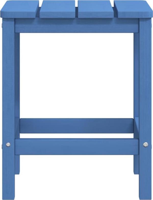 vidaXL Κήπου Καρέκλα Adirondack με Τραπέζι, HDPE, Μπλε