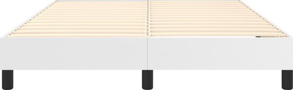 vidaXL Kotinental kotzena leuko, 140x200 cm, epitrepono me texnito derma