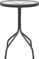 vidaXL vidaXL Stolik ogrodowy, 50x71 cm, antracytowy, stal