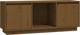 vidaXL Έπιπλο TV, χρώμα μπεζ καφέ, 110,5x35x44 εκ., μασίφ πεύκο
