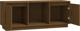 vidaXL Έπιπλο TV, χρώμα μπεζ καφέ, 110,5x35x44 εκ., μασίφ πεύκο