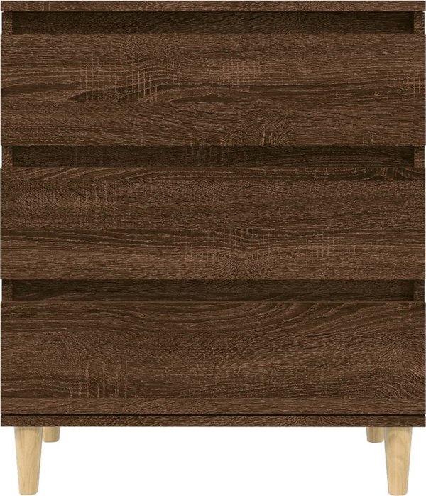vidaXL Κομότα καφέ βελανιδιά 60x35x70 cm από ξύλινο υλικό