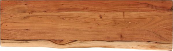 vidaXL Επιτοίχια ράφι 70x20x2,5 εκ., ξύλο ακάνθας, φυσική ακμή