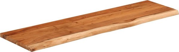 vidaXL Επιτοίχια ράφι 70x20x2,5 εκ., ξύλο ακάνθας, φυσική ακμή