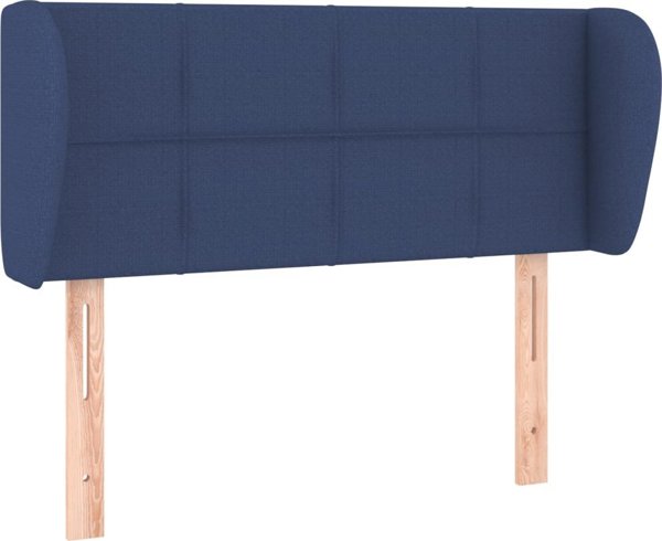 vidaXL Κεφαλάρι τύπου uszak μπλε υφασμάτινο 83x23x78/88 εκ