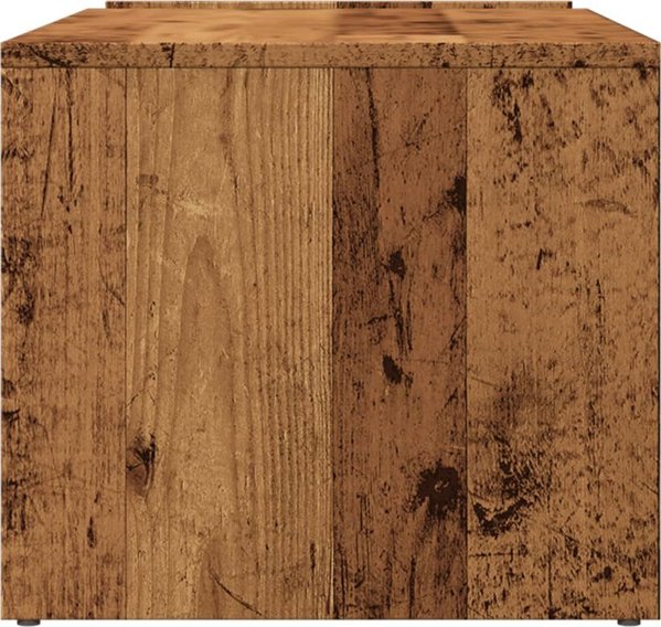 vidaXL Stolik kawowy, stare drewno, 90x45x35 cm