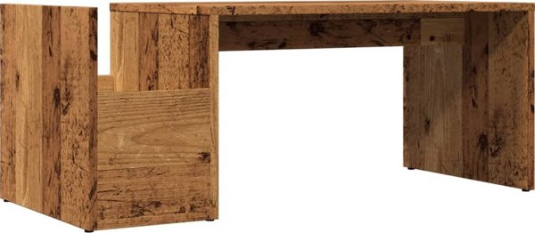 vidaXL Stolik kawowy, stare drewno, 90x45x35 cm