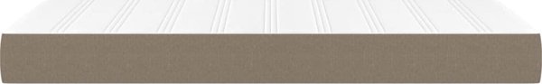 vidaXL vidaXL Materac kieszeniowy, kolor taupe, 90x200x20 cm, tkanina