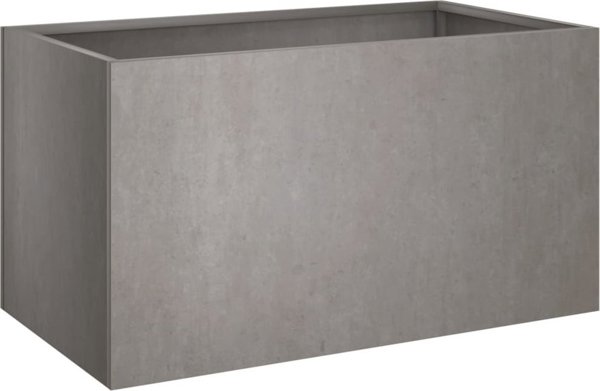 vidaXL Donica, szara, 62x40x39 cm, stal kortenowska