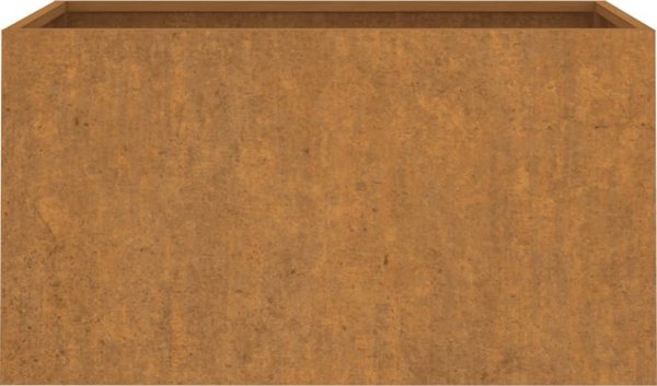 vidaXL Donica, szara, 62x40x39 cm, stal kortenowska