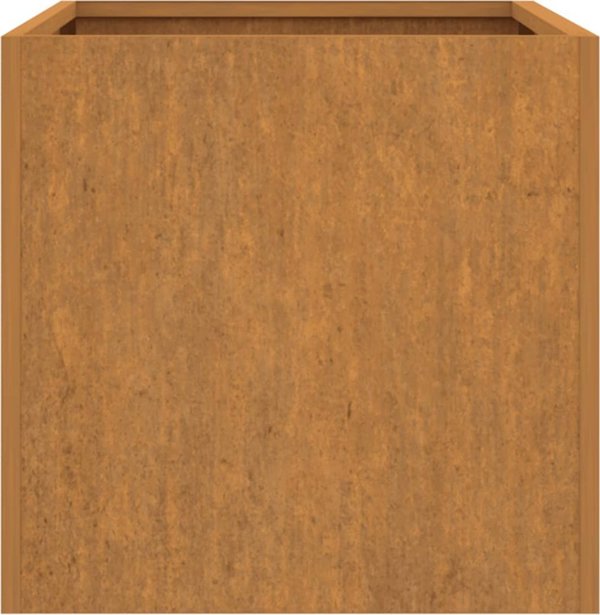 vidaXL Donica, szara, 62x40x39 cm, stal kortenowska