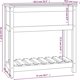 vidaXL Γλάστρα με ράφι, μαύρη, 82,5x34,5x81 εκ, μασίφ ξύλο πεύκου