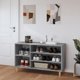 vidaXL Ντουλάπα για Παπούτσια Sonoma Grey Oak, 102x36x60 εκ.