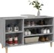 vidaXL Ντουλάπα για Παπούτσια Sonoma Grey Oak, 102x36x60 εκ.
