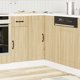 vidaXL Γωνιακή Κάτω Ντουλάπα Κουζίνας Lucca, Χρώμα Sonoma, Ανθεκτική Κατασκευή από Ξύλο