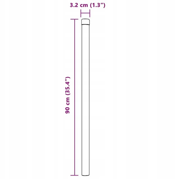 vidaXL Στύλοι Περίφραξης 12 τμχ. από Ατσάλι, Γκρι, 90 cm, με Ηλεκτροστατική Βαφή