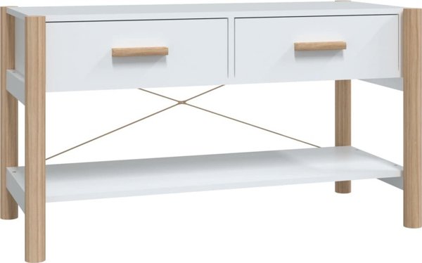 vidaXL Szafka pod TV, biala, 82x38x45 cm